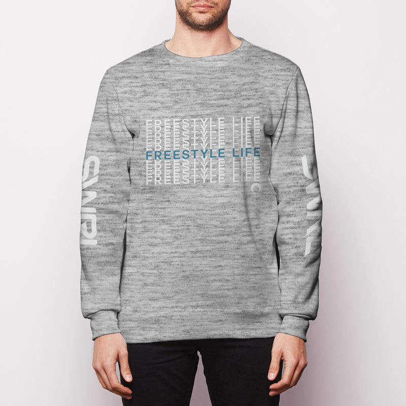 Evolve Crew Sweater Grey
